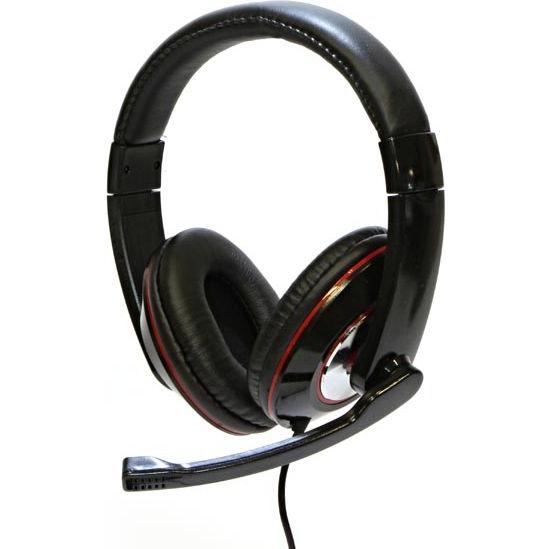 Logo Kopfhörer mit Mikrofon HL-01 (QMLLM21RNBOO) (Kabelgebunden), Kopfhörer, Schwarz