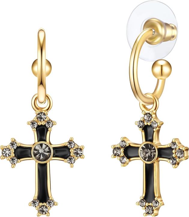 Image du produit Lulu & Jane Croix pour femme en alliage de métal et de verre or jaune - 29245 (Alliage métallique)