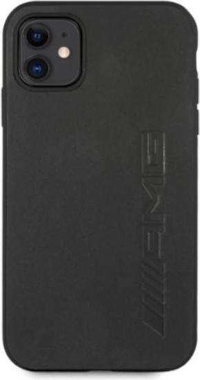 Image du produit Mercedes AMG AMHCN61DOLBK iPhone 11 6,1" czarny/black étui rigide en cuir estampillé à chaud (Apple iPhone 11)