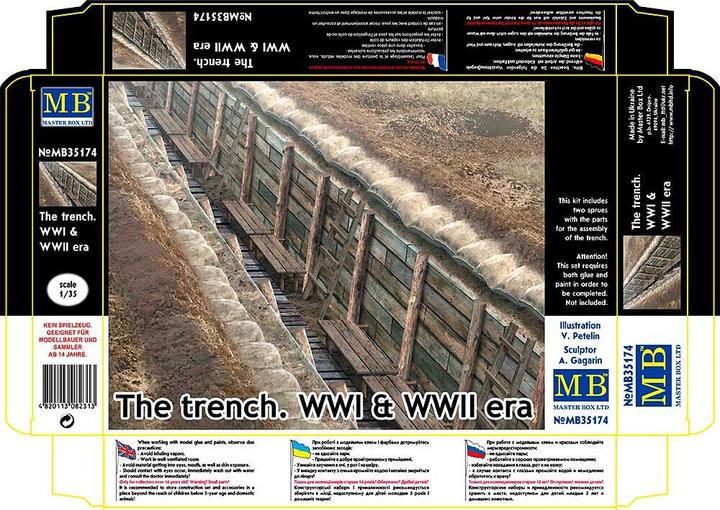 Produktbild Master Box The trench. WWI & WWII era