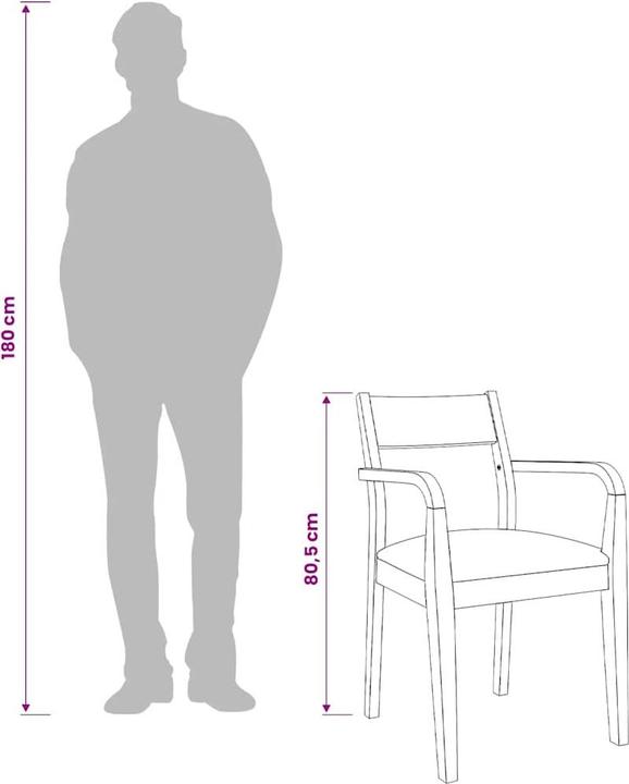 Produktbild vidaXL Esszimmerstuhl