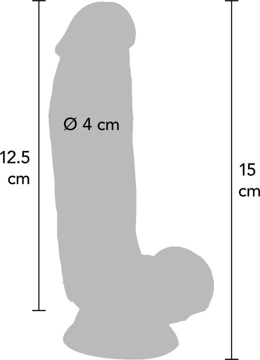 Produktbild ToyJoy Dildo 6 Inch w. Balls Vibrator