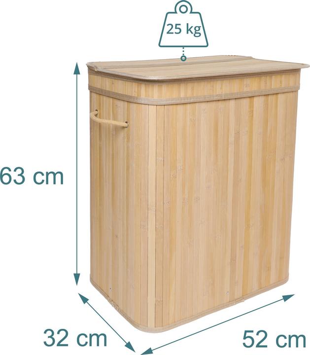 Actual product image Relaxdays Laundry bin (100 l)