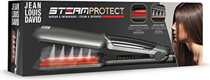 Actual product image Jean Louis David 39968 Hair Straightener Infrared Steam Protect up to 235C max 50 W