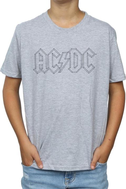 Produktbild AC/DC Black Outline Logo TShirt Jungen (128)