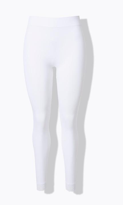 Produktbild Ulla Popken Strumpf-Leggings, Spitzenbündchen