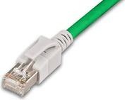 Image du produit Wirewin Câble patch Cat.6A LED 3m vert (S/FTP, CAT6a, 3 m)