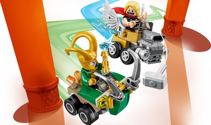 Actual product image LEGO Mighty Micros: Thor vs. Loki (76091, LEGO Marvel)