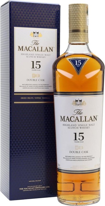 Actual product image Macallan 15 years old Double Cask (Single Malt, Scotch whisky, 1 x 70 cl)