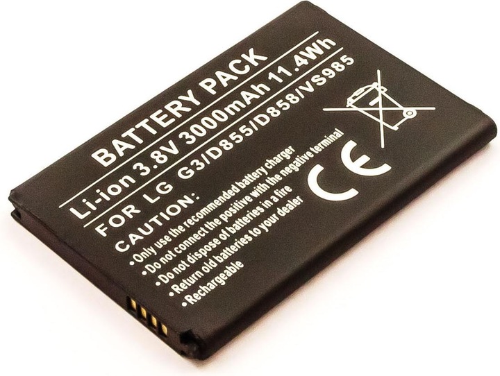 Produktbild AGI 31602 - Akku - LG - G3 16GB Titan - Schwarz - Lithium-Ion (Li-Ion) - 3000 mAh