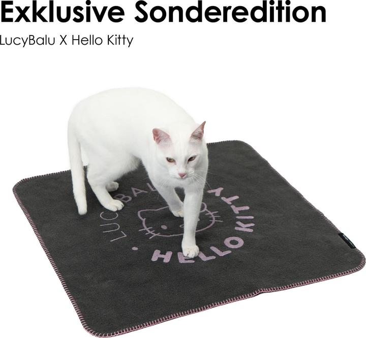 Immagine prodotto LucyBalu CUDDLE Katzendecke - Hello Kitty Edition (Gatto)