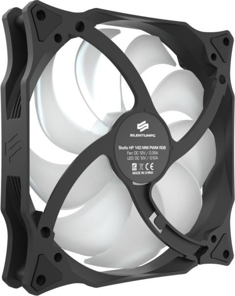 Produktbild Silentium PC Stella HP RGB 140 PWM Computergehäuse Ventilator (140 mm, 1x)
