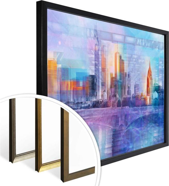 Produktbild Trenddeko Frankfurt am Main farbig (60 x 50 cm)