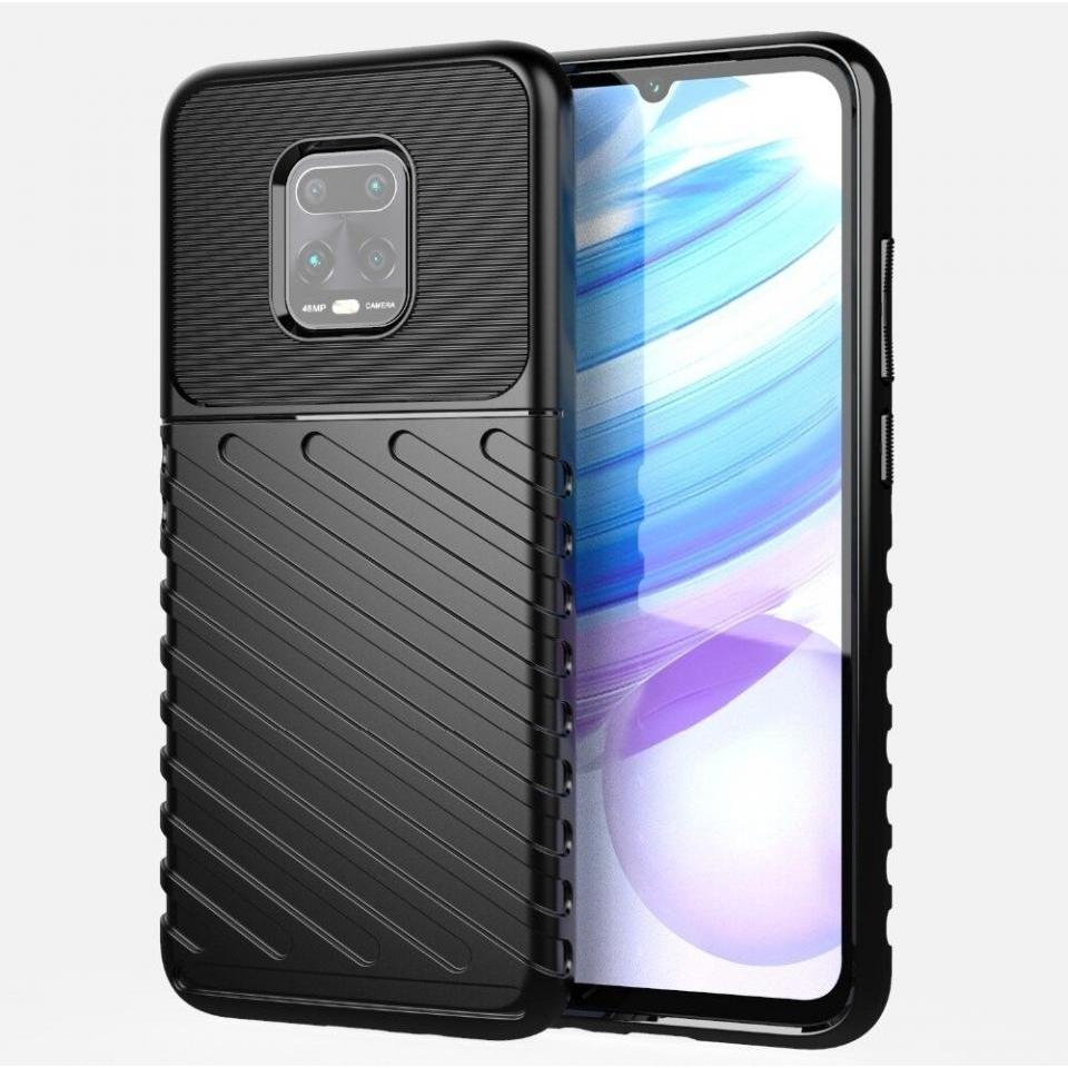 Screenguard Xiaomi Redmi 10X Pro 5G SpaceCase Impact-Resistant Hülle (Xiaomi Redmi 10X Pro), Smartphone Hülle, Schwarz