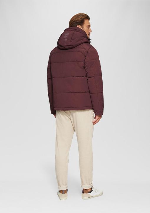 Produktbild S.Oliver Outdoor-Jacke Wasserabweisende Steppjacke mit abnehmbarer Kapuze (XXL)