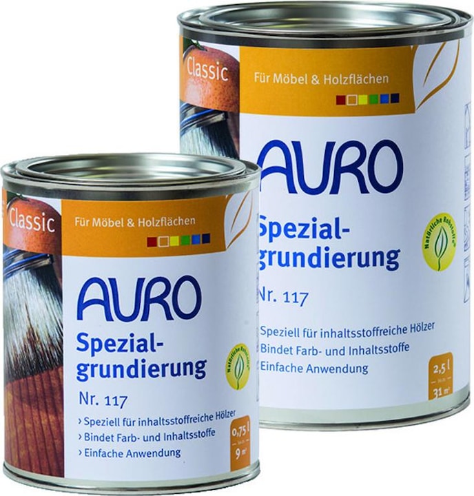 Produktbild AURO Spezialgrundierung 117 (Transparent, 0.75 l)