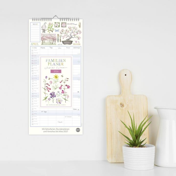 Actual product image Judith Glover: Familienplaner 2026 (21 x 45 cm)