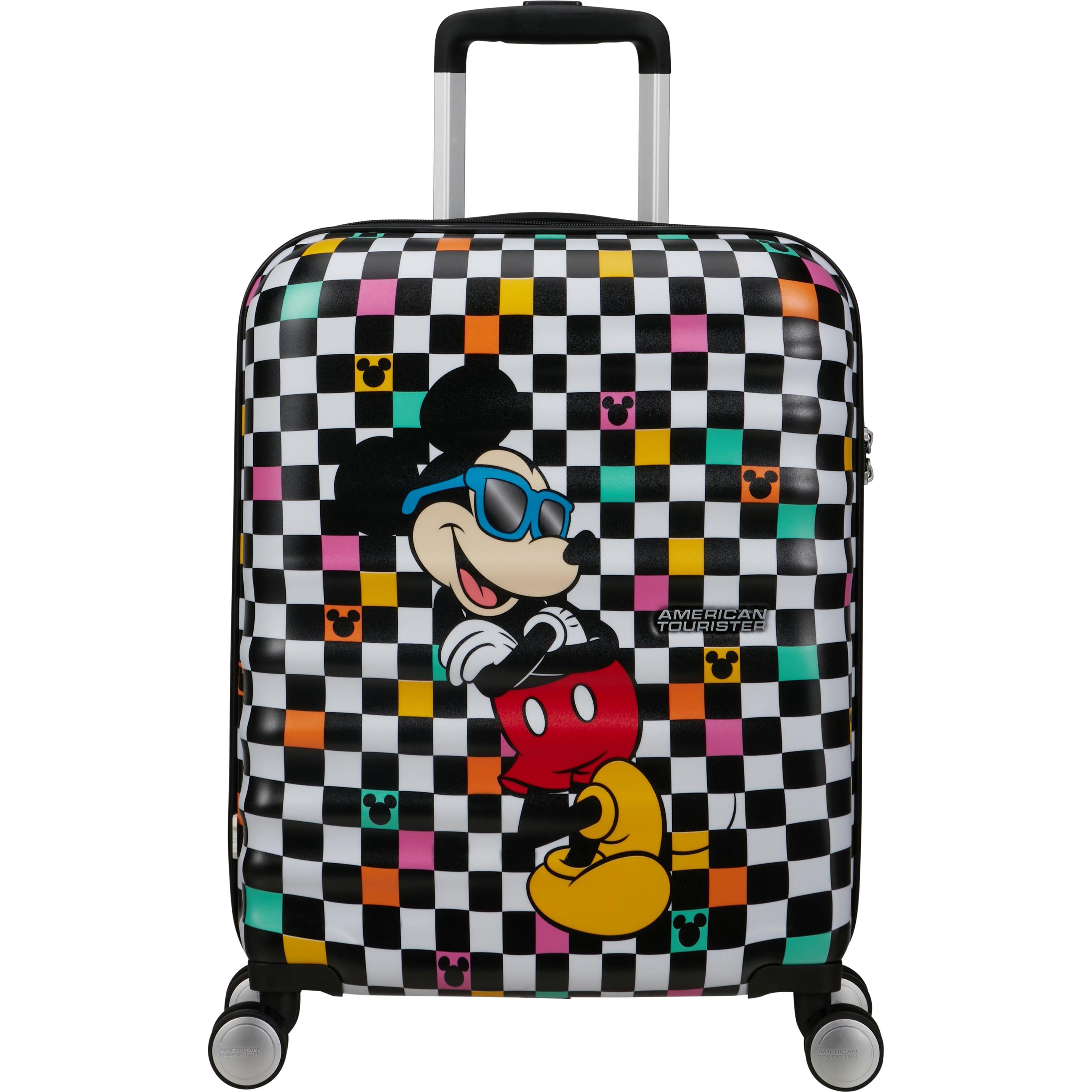 American Tourister, Koffer, WAVEBREAKER DISNEY Spinner, Mehrfarbig, (36 l, Handgepäck (bis 50l))