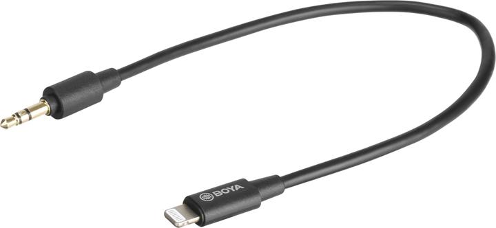 Actual product image Boya BY-K1 adapter cable (0.20 m, AUX cable)