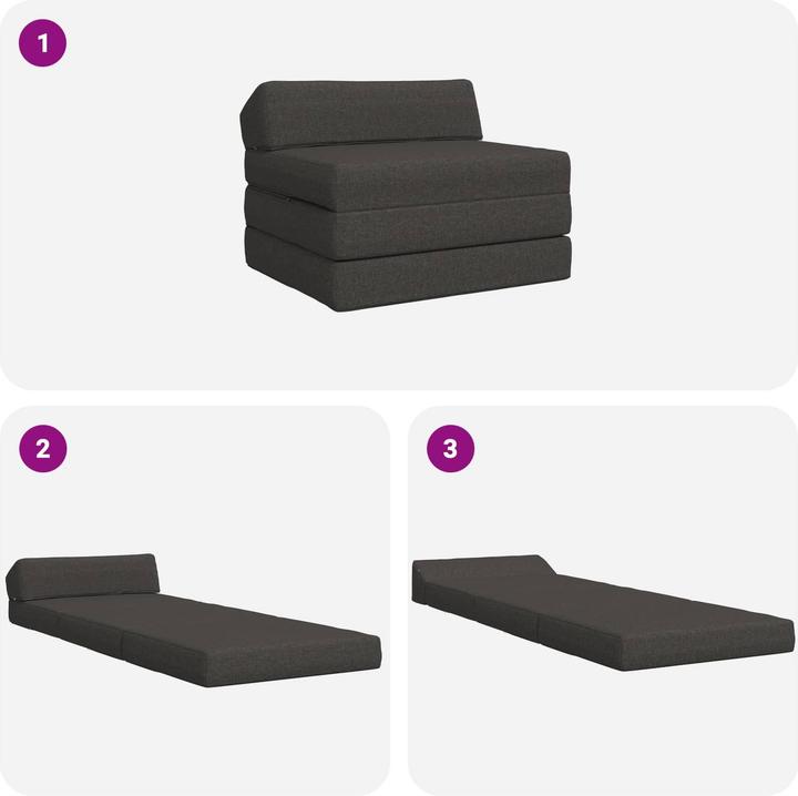 Produktbild vidaXL Klappsofa Bett
