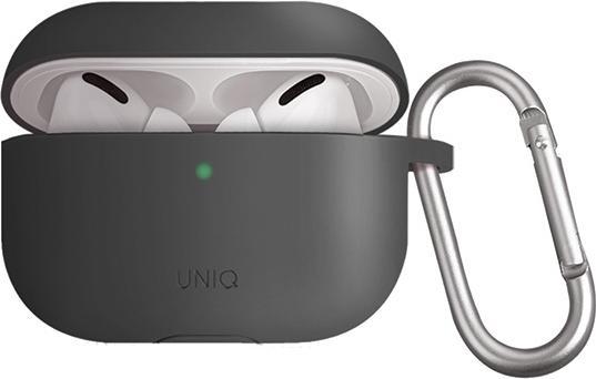 Actual product image Uniq etui Vencer AirPods Pro Silicone szary/charcoal dark grey (Headphone sleeve)
