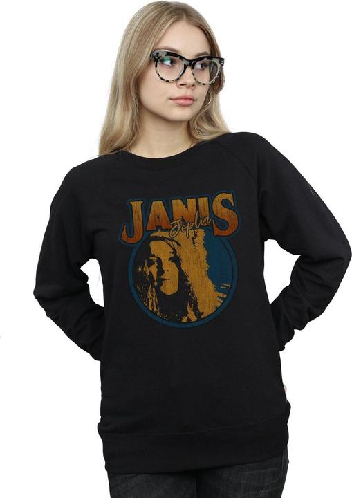 Immagine prodotto Janis Joplin Distressed Circle Felpa Donna (L)