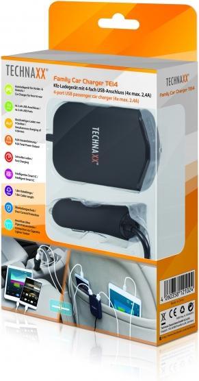 Immagine prodotto Technaxx Caricabatterie da auto per famiglie TE14