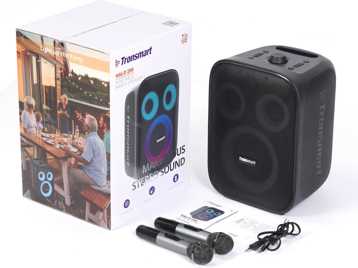 Immagine prodotto Tronsmart Altoparlante Bluetooth wireless Halo 200 con microfono (nero) (18 h, Batteria)