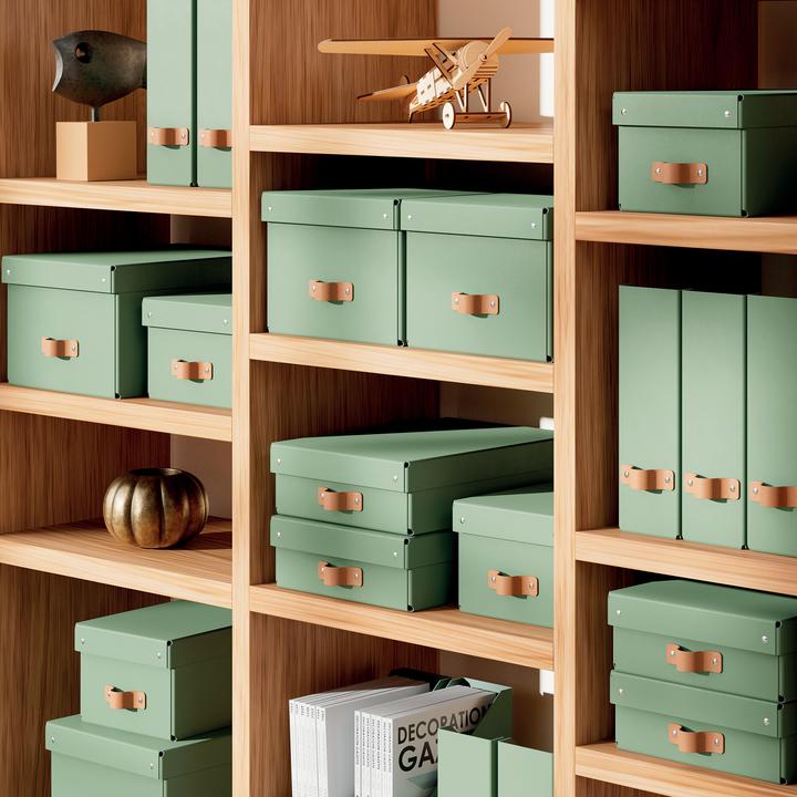 Produktbild Leitz Archivbox Puro Recyclingkarton Mittelgross und Flach mit Deckel (A5)