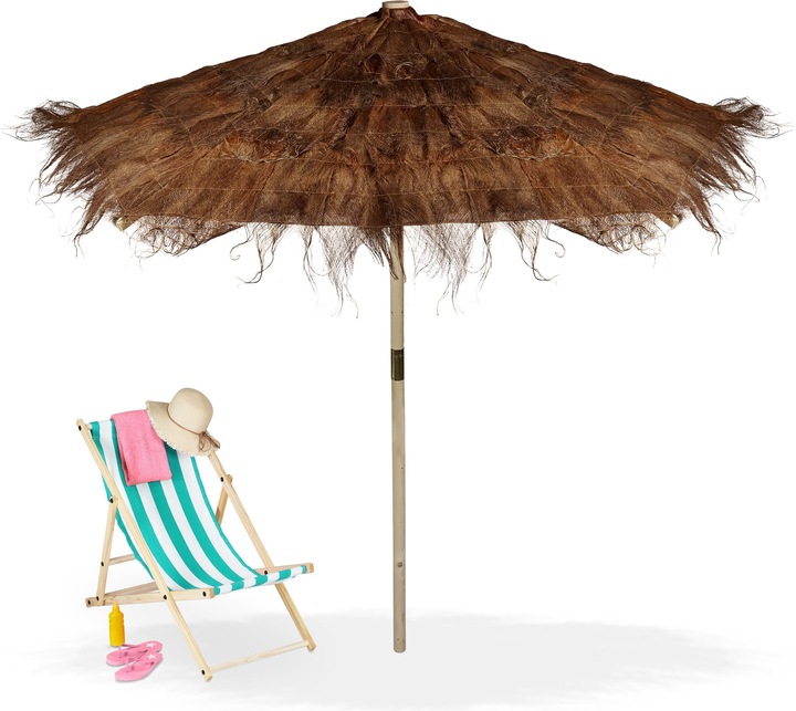 Actual product image Relaxdays Hawaiian parasol (2.15 m)