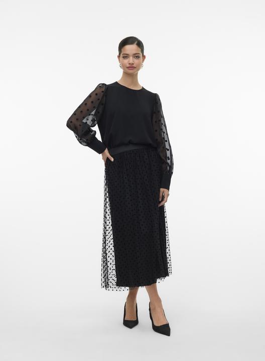 Actual product image Vero Moda VMNETHA Hohe Taille Langer Rock Rock (L)