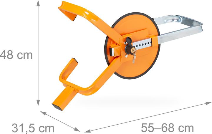 Image du produit Relaxdays Griffe de roue