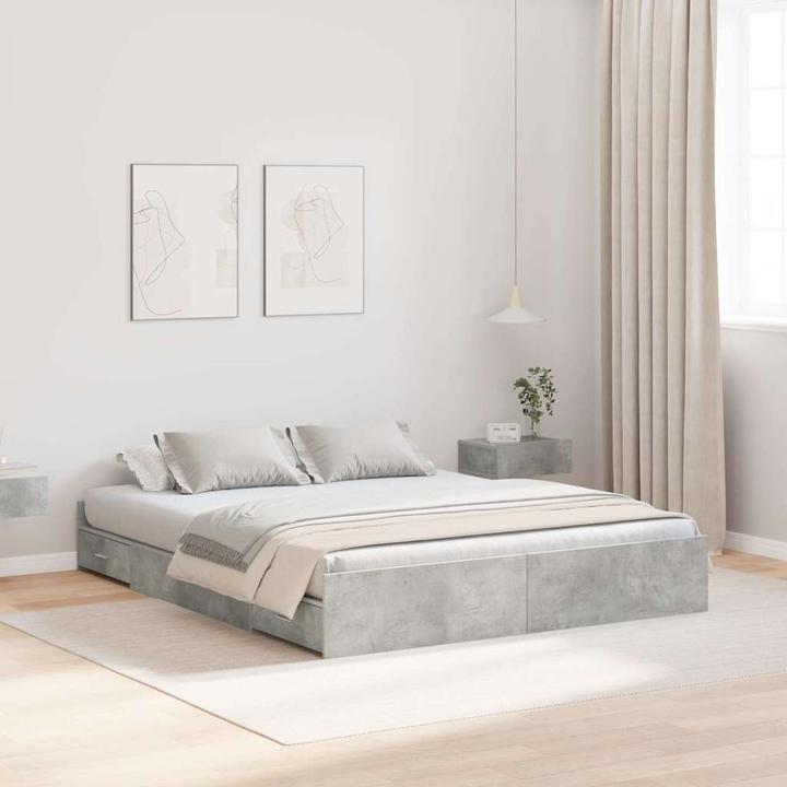 Actual product image vidaXL Moderner Bettrahmen (160 x 200 cm)