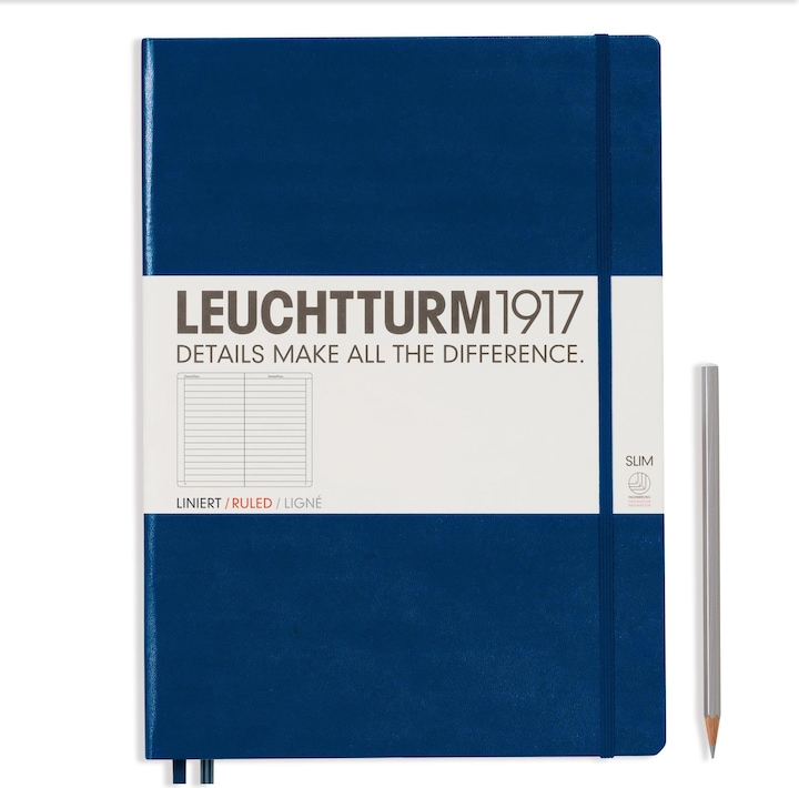 Produktbild Leuchtturm1917 Master Slim (A4, Liniert, Harter Einband)