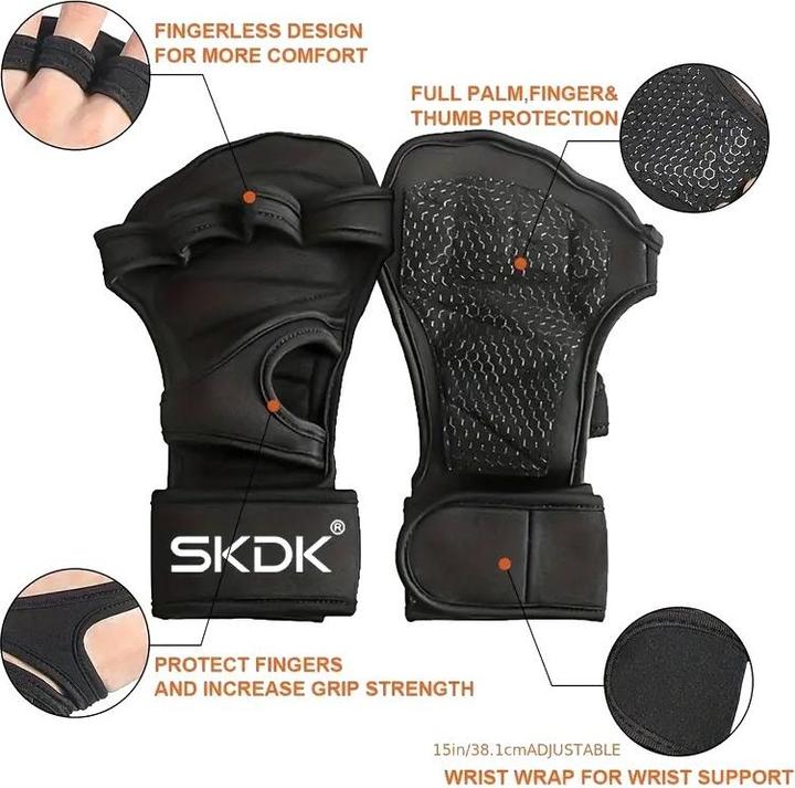 Produktbild Cbx Fitness-Handschuhe mit Handgelenkbandagen und Silikongel Grösse L (L)
