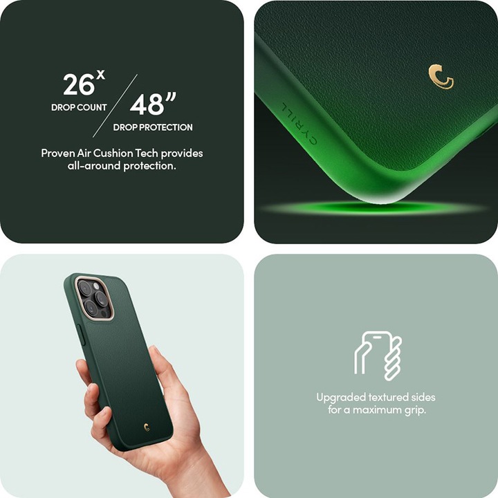 Produktbild Cyrill Kajuk MAG iPhone 15 Pro 6.1" Magsafe zielony/forest green ACS06772 (Apple iPhone 15 Pro)