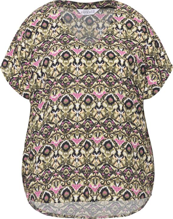 Produktbild Studio Untold Blusenshirt, oversized, grafischer Print, V-Ausschnitt (42, 44)