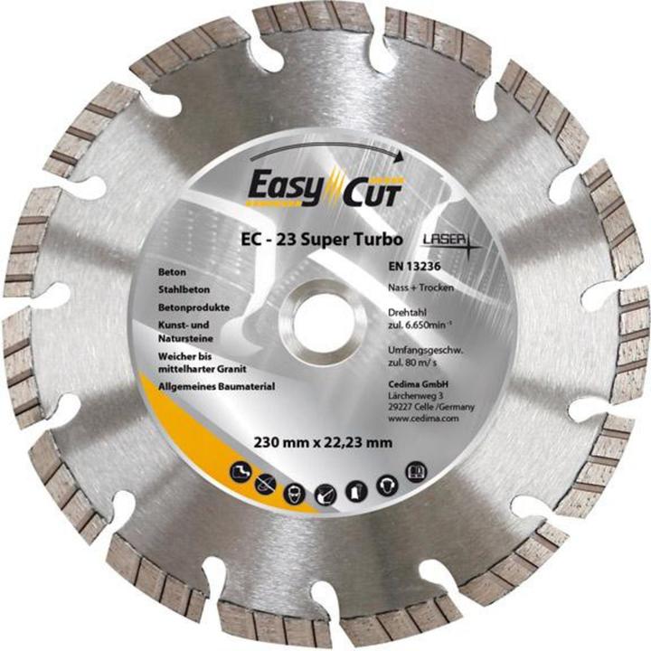 Cedima Diamond cutting disc EC-23 segmented 150 mm