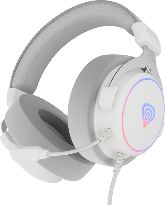 Produktbild Genesis Gaming headset with microphone NEON 764/7.1/USB/Wire/Stand/White (Kabelgebunden)