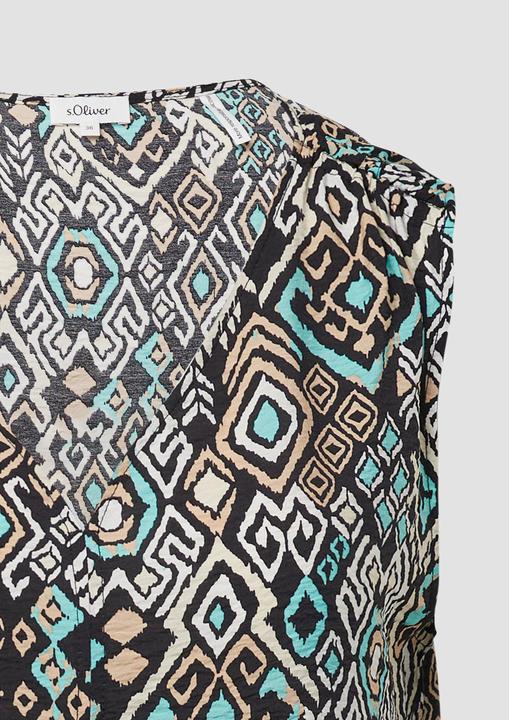 Immagine prodotto s.Oliver Bluse Blusentop aus Viskosemix mit Raffung (48)