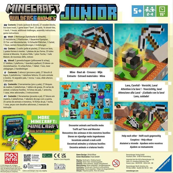 Immagine prodotto Ravensburger 24615 Minecraft Builders & Biomes Junior - Gioco cooperativo per bambini dai 5 anni per (Multilingue)