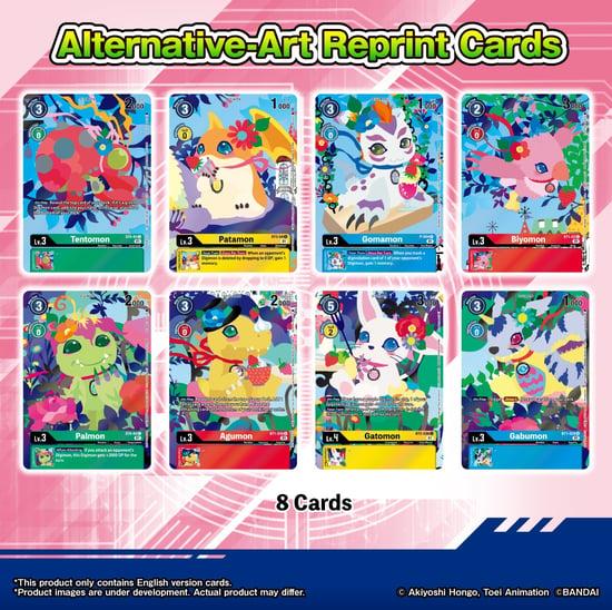 Produktbild Digimon Playmat and Card Set 2 Floral Fun (PB-09) - Card Game - EN (Englisch, Booster Pack)