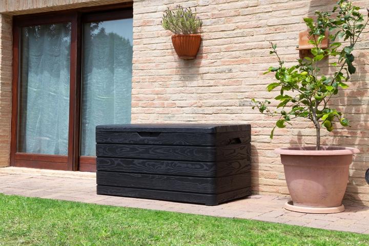 Actual product image Toomax Gartenbox aus Kunststoff 500 l – Anthrazit –
