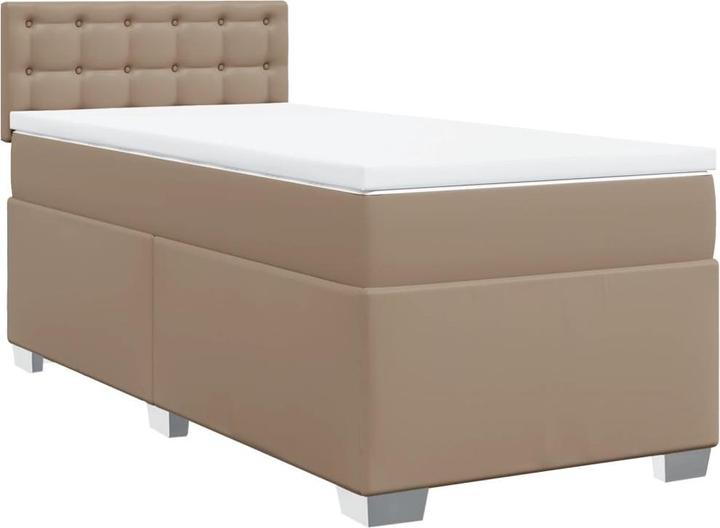vidaXL Bo x springbett Matratze 100 x 200cm Kunstleder (100 x 200 cm)
