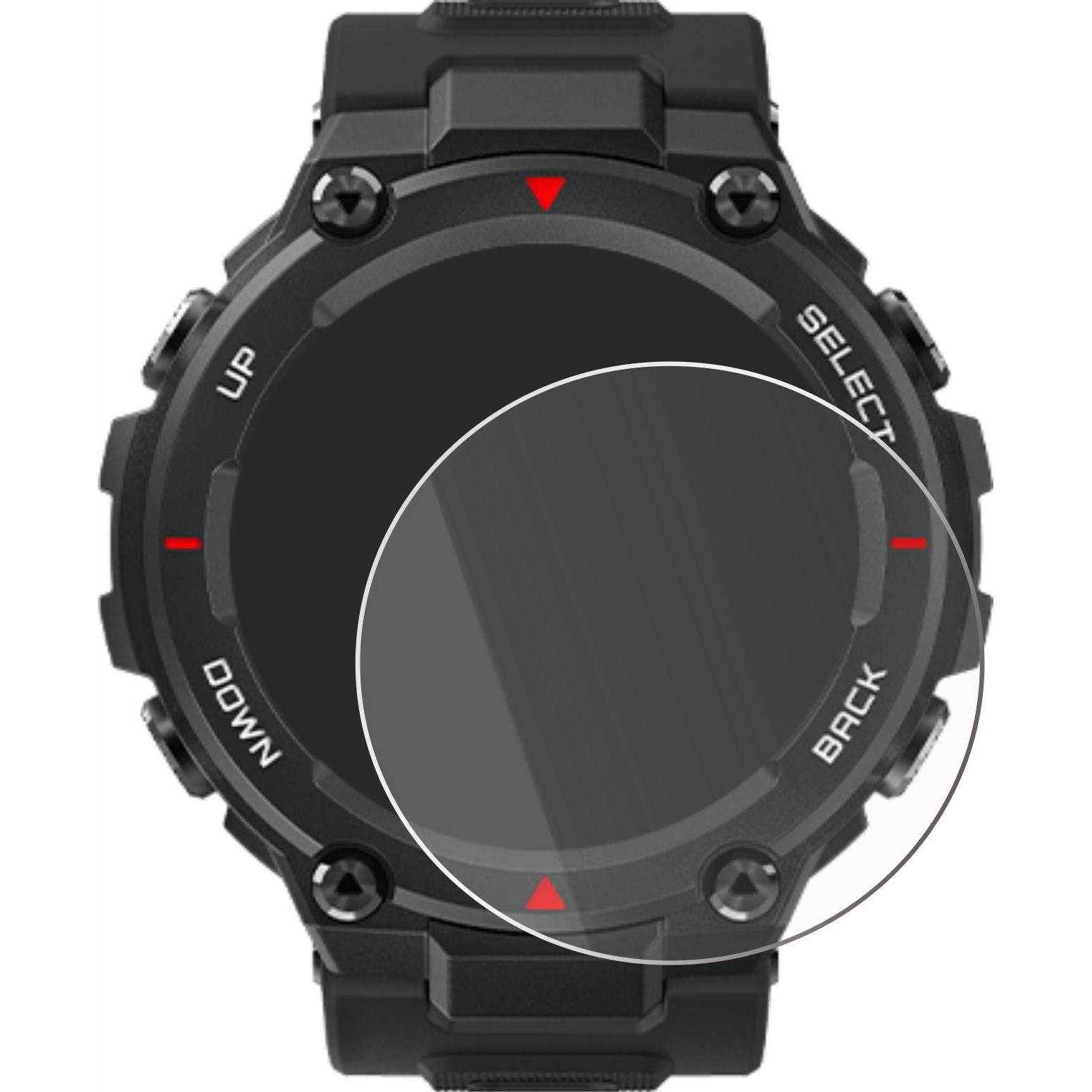 Thumbnail - Savvies Panzerglas Hartglas Displayschutz, Smartwatch Schutzfolie, Transparent