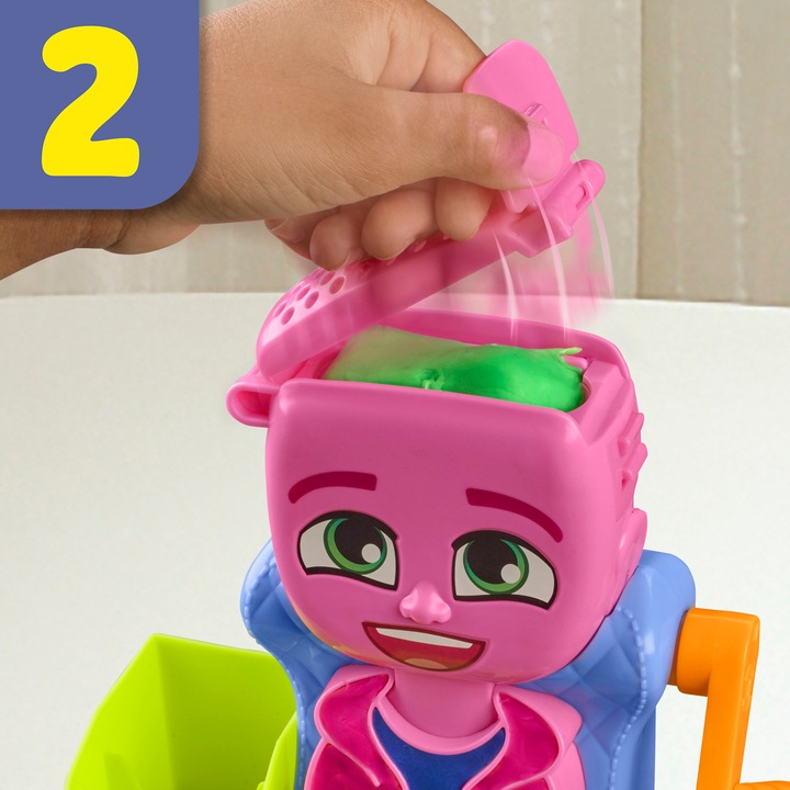 Actual product image Play-Doh Hair Styling Salon Wild Hairdresser
