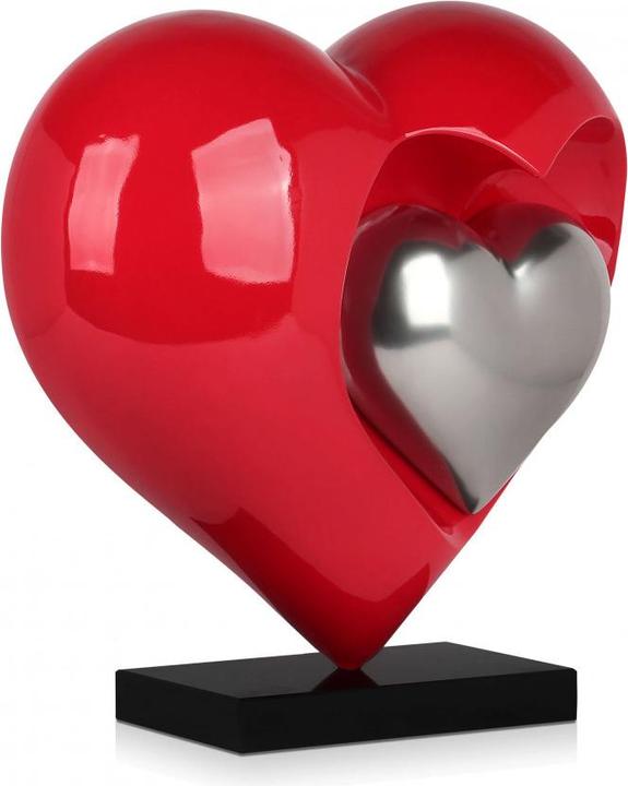 Produktbild Design-Skulptur Herzen - Rot