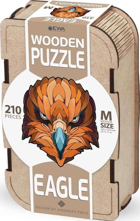 Actual product image Eco Wood Art Eagle (210 pieces) - wooden jigsaw puzzle (210 pieces)
