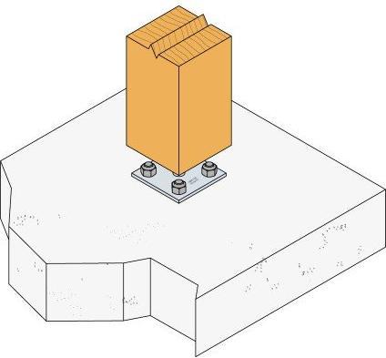 Produktbild Simpson Sst Stützenfuss (Stützenfuss, 1 Stk.)