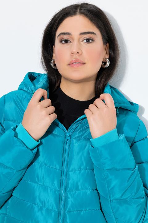 Produktbild Ulla Popken HYPRAR Steppjacke, Kapuze, wasserabweisend (54)